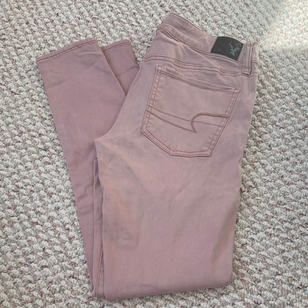 American Eagle Outfitters Women's Pink jeggings